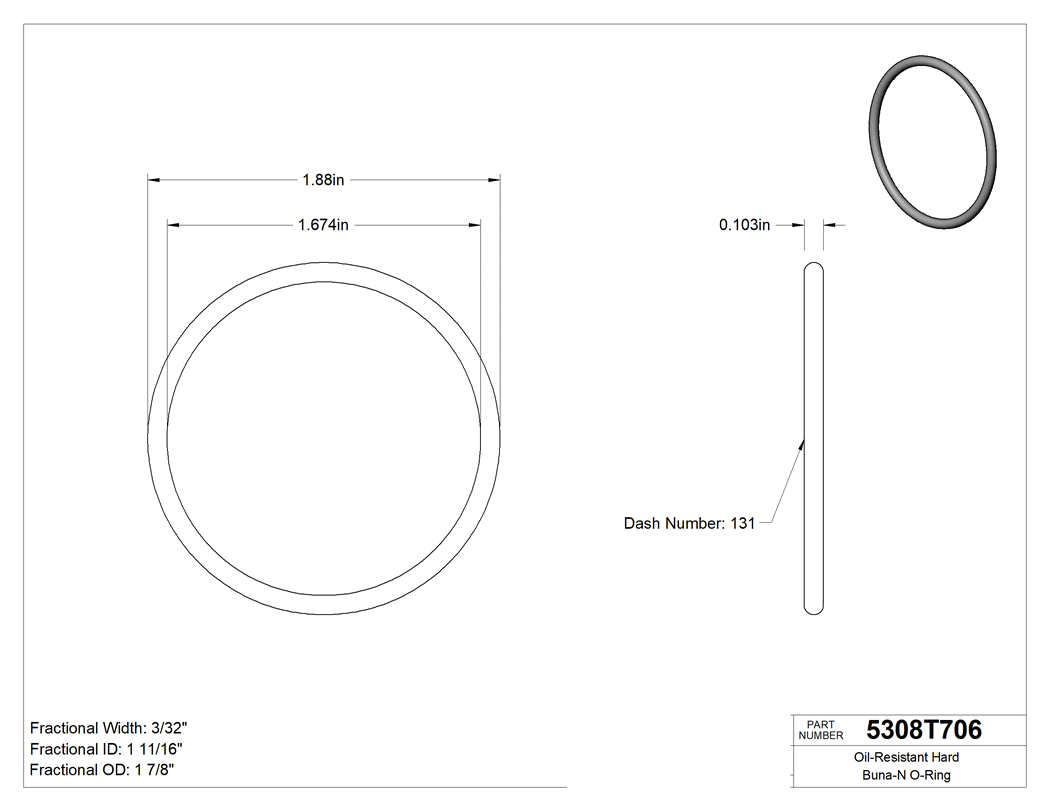 Technical drawing - 5308T706